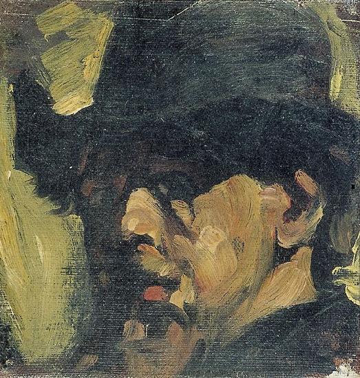 Theo van Doesburg Self-portrait with hat. Spain oil painting art